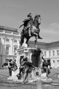 A graphical view of Statue Friedrich Wilhelm I der GroÃÅ¸e KurfÃÂ¼rst elector of Brandenburg in the cour d`honneur of Charlottenburg